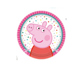 Πιάτα Χαρτ. γλυκού 18 εκ Peppa Pig / 8 τεμ